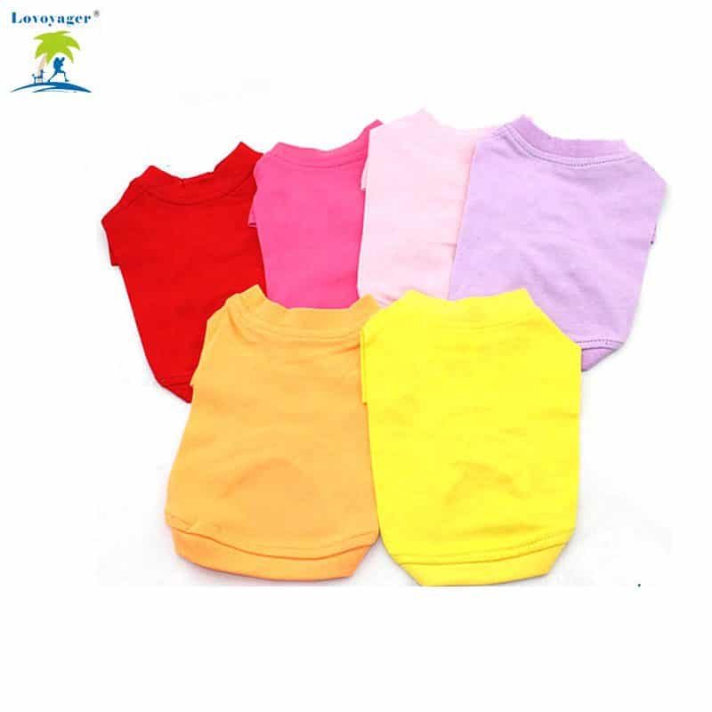 Dog Tshirt Of Hot Sell Manufacturer Wholesale Plain Blank Dog Clothes