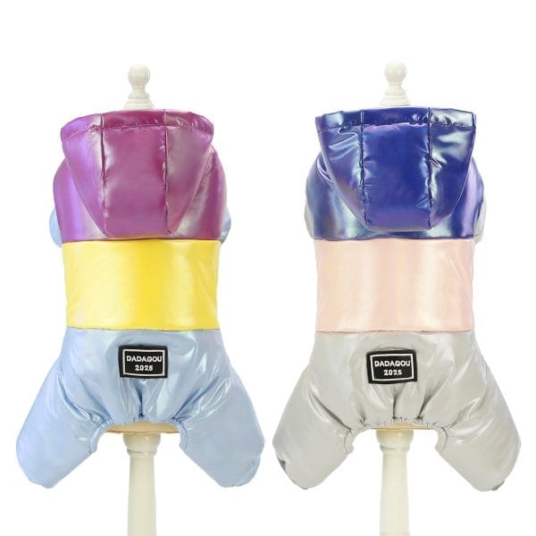 Small Dog Clothes Designer Fourlegged Warm Winter Luxury Colorful