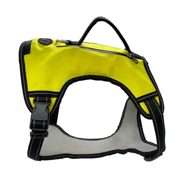 Hiking Dog Backpack Harness Outdoor For Camping Hiking Walking With Saddle Bags For Holding For