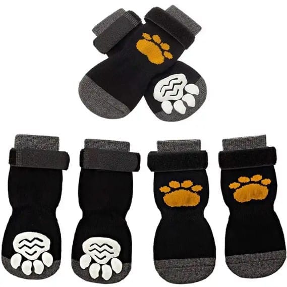 Picture of Pet Dog Waterproof Socks Dogs And Cats To Prevent Dirty Non-slip Socks ...